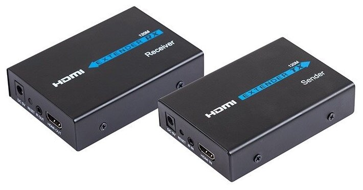 REXANT HDMI удлинитель по витой паре RJ-45 8P-8C кат 5е/6 до 120 м 17-6971