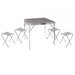 Maclay Набор туристический складной: стол, размер 81 х 81 х 70 см, 4 стула, размер 43 х 29 х 25 см