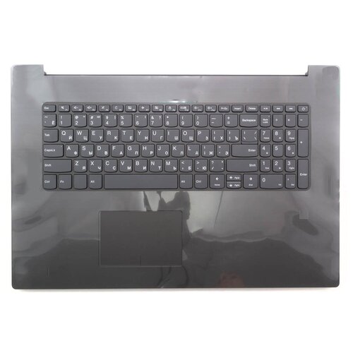 Клавиатура для ноутбука Lenovo IdeaPad 320-17IKB черно-серая без рамки 1000₽