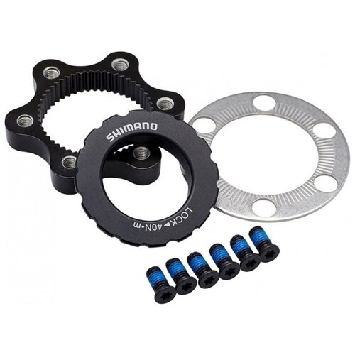 Адаптер диск торм Shimano, переходник, с CenterLock на 6 болт, SM-RTAD05