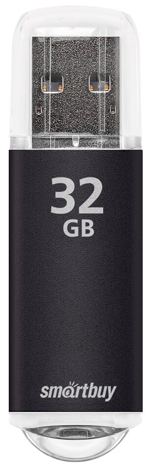 Флеш-накопитель USB 2.0 Smartbuy 32GB V-Cut Black (SB32GBVC-K)