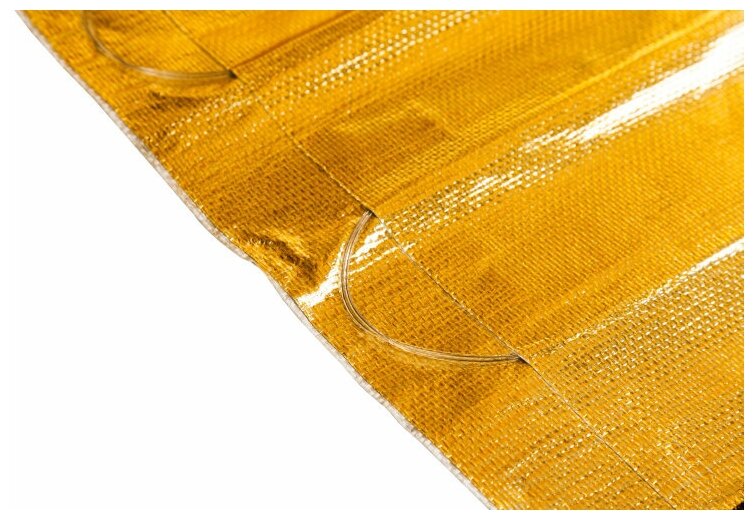 Мат фольгированный для теплого пола "золотое сечение" GS-225 Вт-1,5 м.кв. - фотография № 2