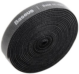 Органайзер проводов Baseus Circle Velcro Straps 3m ACMGT- D01 (Black)