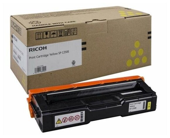 Картридж Ricoh SP C250E для SP C250DN/C250SF жёлтый 1600стр 407546