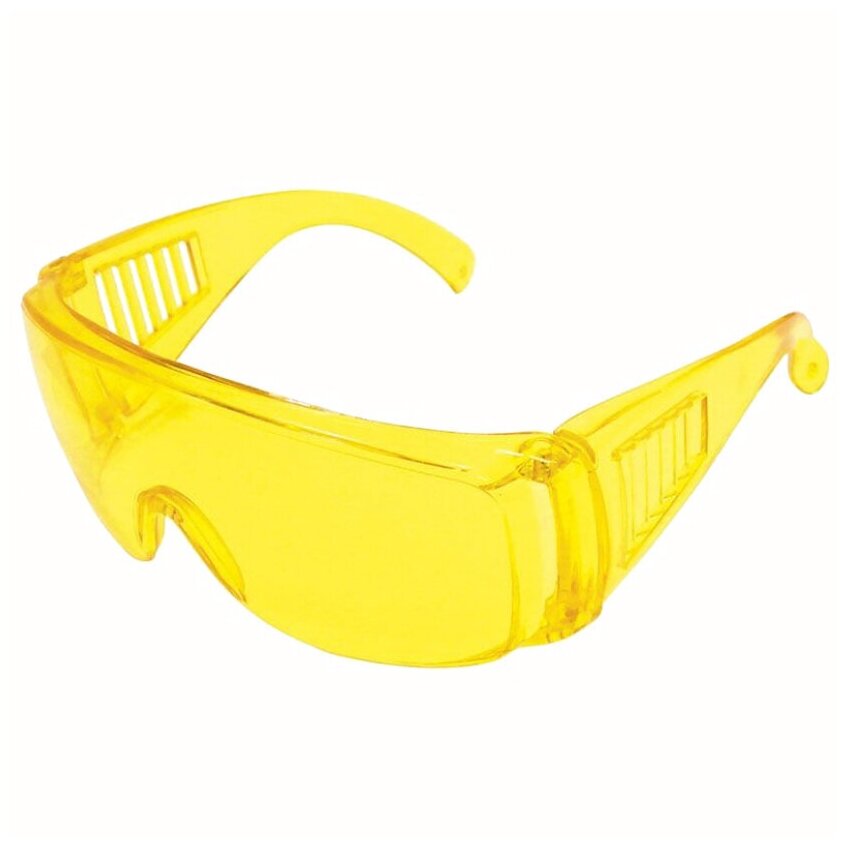Желтые защитные очки FIT - фото №3