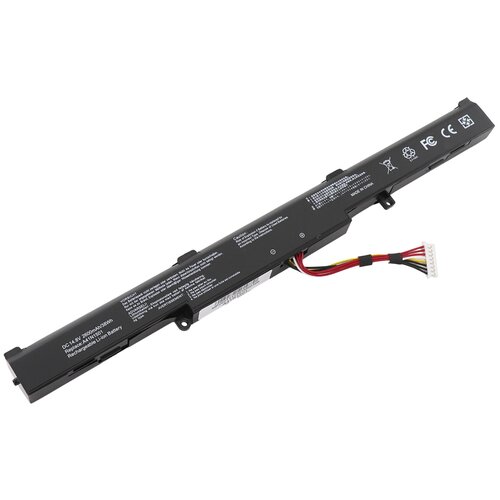 Аккумулятор A41N1501 для Asus X450 / X450E / A450 / GL752VW / N552VW 2600mAh аккумулятор a41 x550e для asus a450 a450e a450v f450 f450v f450c x450 x450jf x550d x550dp x550z k550d k750 k750j n552