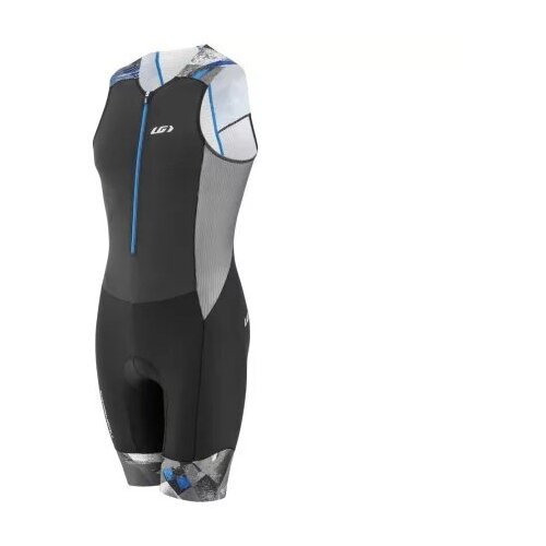 фото Louis garneau pro carbon suit blk/mult / мужской стартовый костюм без рукавов (s)