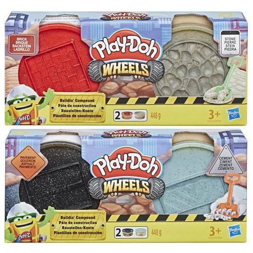 Купить Набор для творчества Hasbro Play-Doh Wheels Специальная масса для лепки 2 вида, Hasbro Gaming