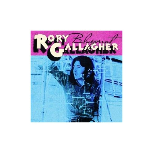 blues rock music person rory gallagher art poster guitarist gallagher vintage watercolour mural rock fans room decor prints Компакт-Диски, UMC, RORY GALLAGHER - Blueprint (CD)