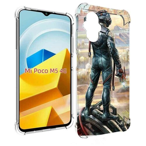 Чехол MyPads the-outer-worlds для Xiaomi Poco M5 задняя-панель-накладка-бампер
