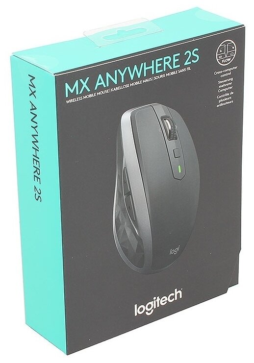 Беспроводная компактная мышь Logitech MX Anywhere 2S, графитовый - фотография № 3