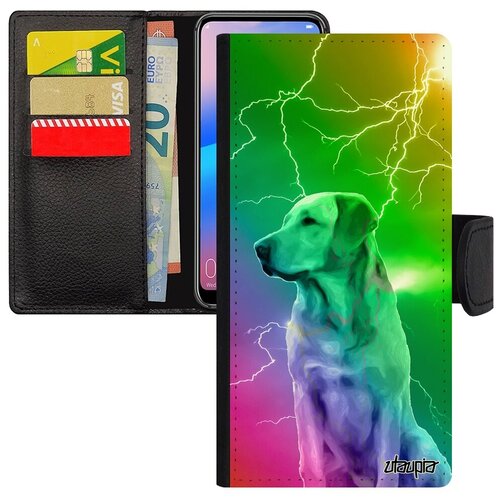 фото Качественный чехол книжка на мобильный // xiaomi redmi 6a // "лабрадор" стиль компаньон, utaupia, цветной