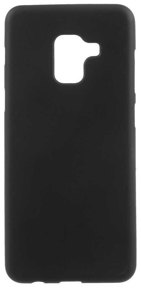 Чехол силиконовый для Samsung A530х, Galaxy A8 (2018), черный