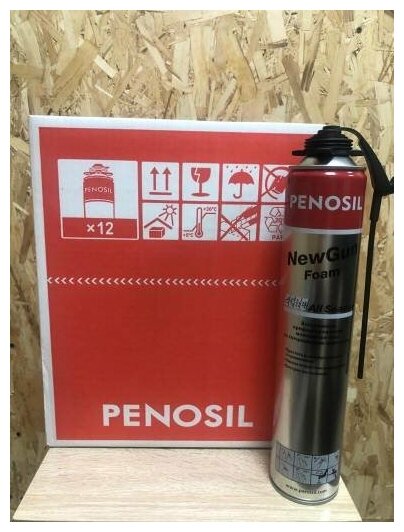 Профессиональная монтажная пена со специальным адаптером (PENOSIL New Gun Foam) 12шт