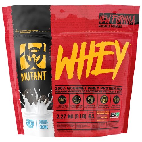 Протеин Mutant Whey, 2270 гр., печенье-крем протеин mutant whey 908 гр печенье крем