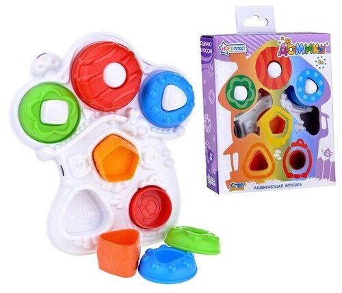 Дидактическая игрушка, Домик, логическая игра для малышей, развивающая игрушка для детей от 1 года.