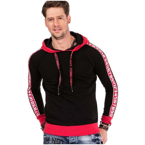 фото Худи cipoandbaxx cl307 черный мужской cipo & baxx