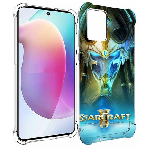 Чехол MyPads StarCraft II Legacy of the Void для Motorola Edge 30 Neo задняя-панель-накладка-бампер