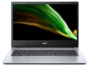 Ноутбук Acer Aspire 1 A114-33-C6UY NX. A7VER.003 (Intel Celeron N4500 1.1GHz/4096Mb/64Gb SSD/Intel HD Graphics/Wi-Fi/Bluetooth/Cam/14/1920x1080/No OS)