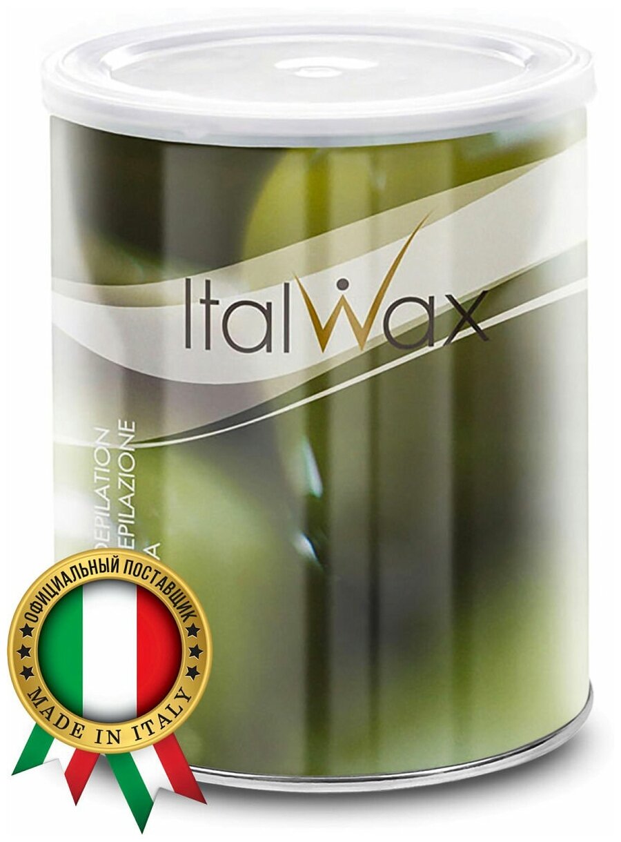 Воск в банке Олива ITALWAX NATURA Olive, 800 мл