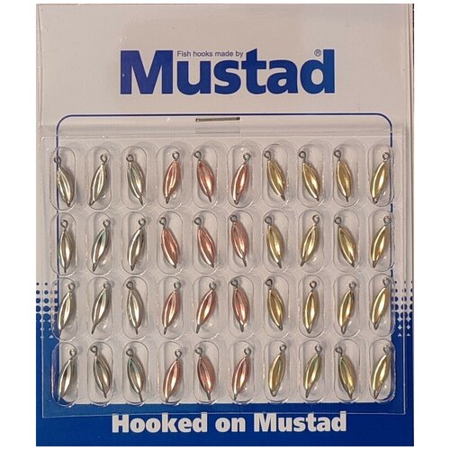 Мормышка паяная окрашенная Кобра ТИП-709 крючок Mustad 40 шт 1310₽