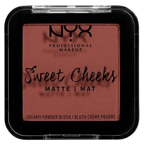 Румяна для лица NYX PROFESSIONAL MAKEUP SWEET CHEEKS BLUSH (MATTE) тон totally chill