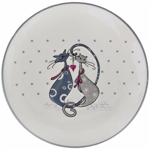 фото Тарелка десертная cats love 20,3 см lefard (96941)