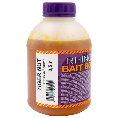 RHINO BAITS Bait Booster Liquid Food (жидкое питание) Tiger nut (Тигровый орех), банка 0,5 л