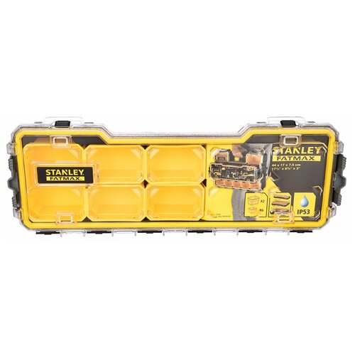 STANLEY FatMax FMST1-75781, 43.2x15.2x6.4 см, черный/желтый органайзер stanley fatmax 1 3 fmst1 75781