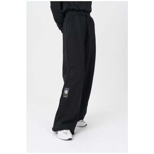 фото Брюки-палаццо la urba person blc-058 черный 42-44