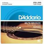 D ADDARIO EZ940 Струны для 12 струнной акустической гитары - изображение