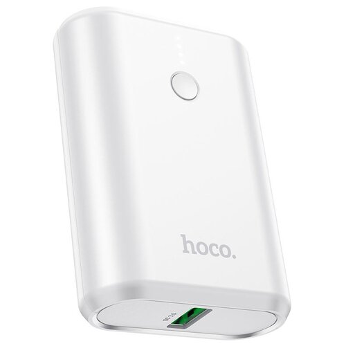 Портативный аккумулятор Hoco Q3 Mayflower, белый, упаковка: коробка power bank hoco j102 10000 mah quick charge 3 0 usb power delivery