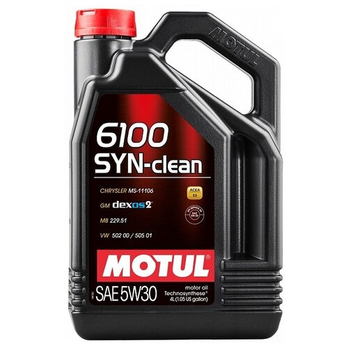 фото Моторное масло motul 6100 syn-clean sae 5w-30, 5 л.