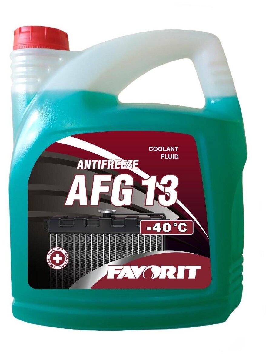 Охлаждающая жидкость Favorit Antifreeze AFG 13, 10 л