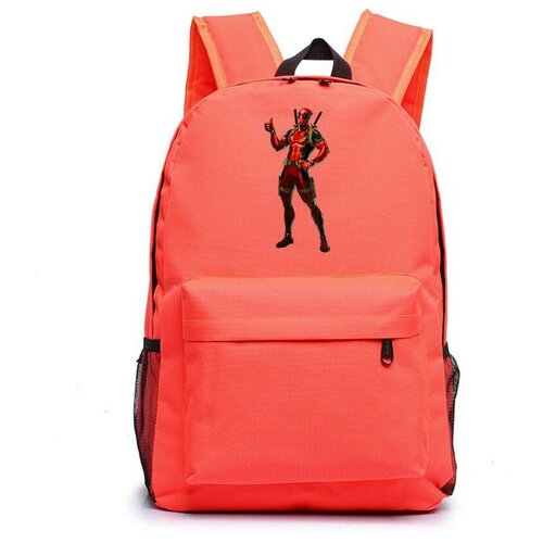 Рюкзак Дедпул (Deadpool) оранжевый №3 рюкзак дедпул deadpool синий с usb портом 3