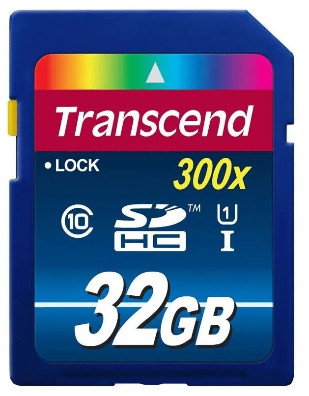 Карта памяти Transcend SDHC Premium 400X Class 10 UHS-I U1 (60/10MB/s) 32GB