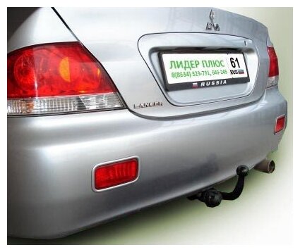 Фаркоп (ТСУ) Лидер Плюс для автомобиля Mitsubishi Lancer 2007-2010 (Арт. M101-A)