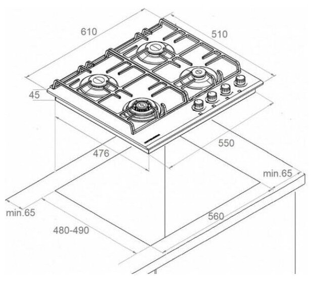 Варочная поверхность Kuppersberg - фото №13