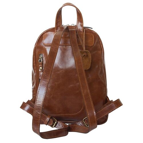 фото Рюкзак женский кожаный carlo gattini anzolla 3040-03 cognac