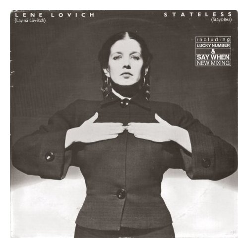 Старый винил, Stiff Records, LENE LOVICH - Stateless (LP, Used)