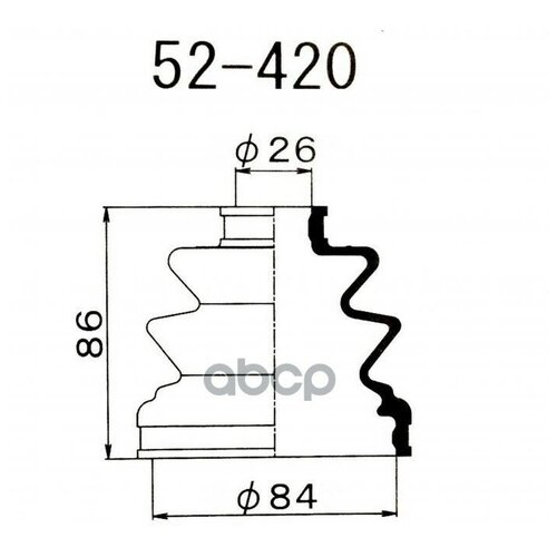 Пыльник шруса 1 56 (maruichi) арт. 52420 - арт. 48c5130de8ae6f7599d3