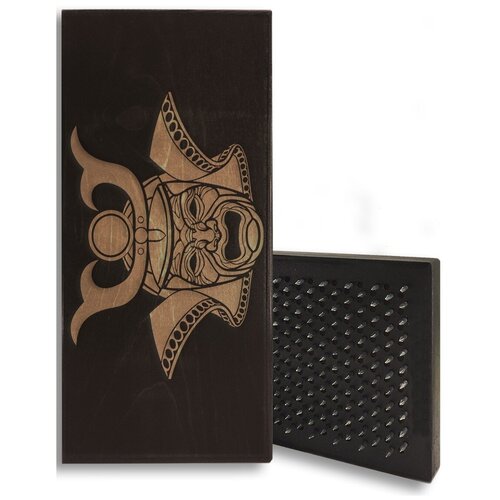 фото Доска садху белая маска - 212, размер 31x14, шаг гвоздей 10 мм чакра