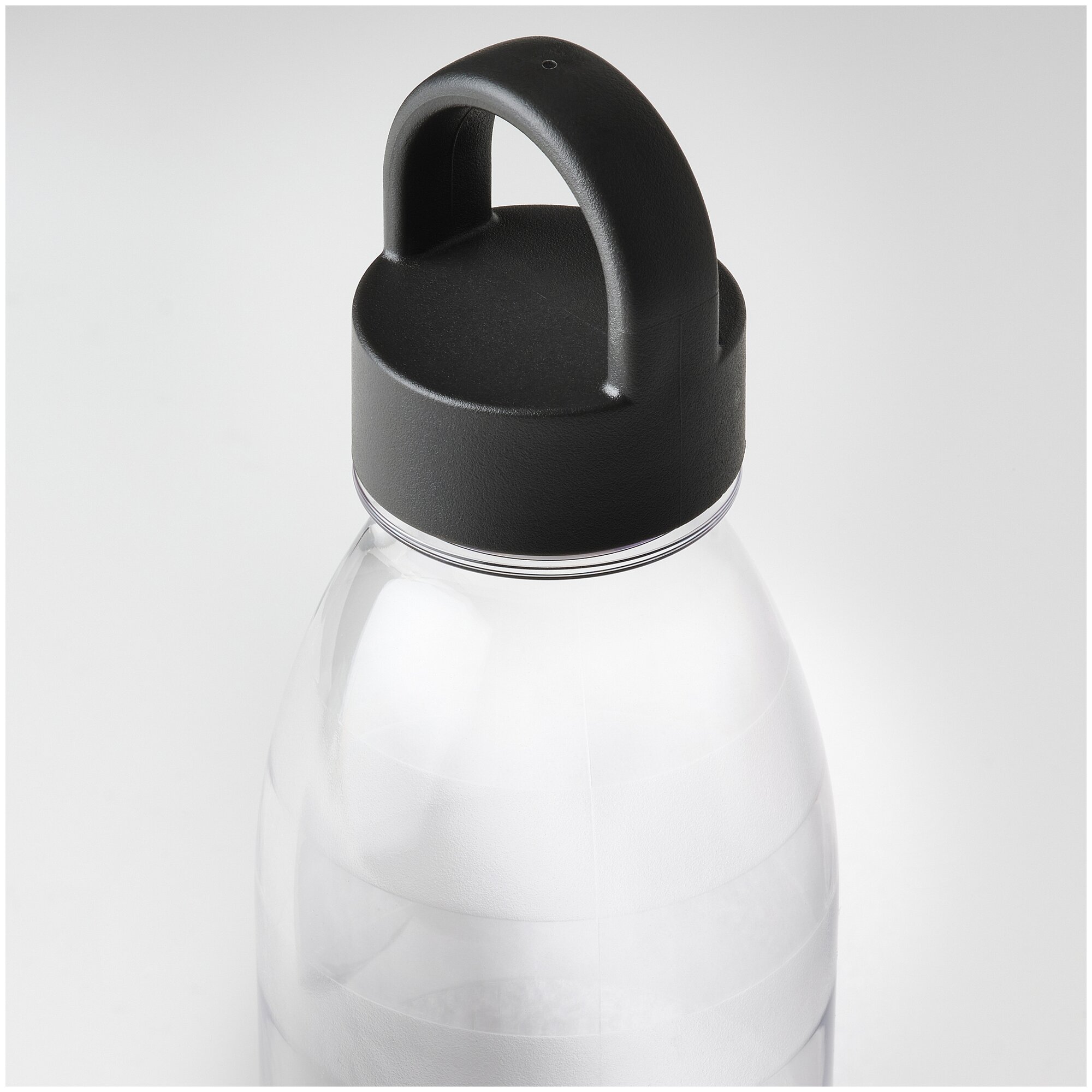 IKEA 365+ икеа/365+ бутылка для воды 0.7 л в полоску/темно-серый - фотография № 2