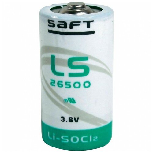 Батарейка Saft LS26500 батарейка robiton er18505 3 6v li soci2 с аксиальными выводами