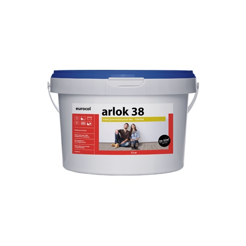 Клей для напольной пвх-плитки eurocol arlok 38 (13КГ)