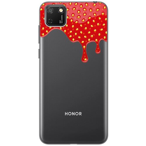 фото Силиконовый чехол на huawei y5p / honor 9s / хуавей у5р / хонор 9 эс с 3d принтом "jam" прозрачный gosso