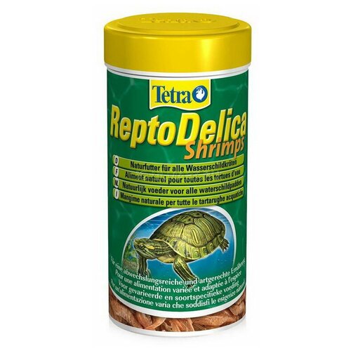 лакомство tetra reptomin delica shrimps креветки для водных черепах 250 мл Tetra ReptoMin Delica Shrimps креветки лакомство для водных черепах 250 мл