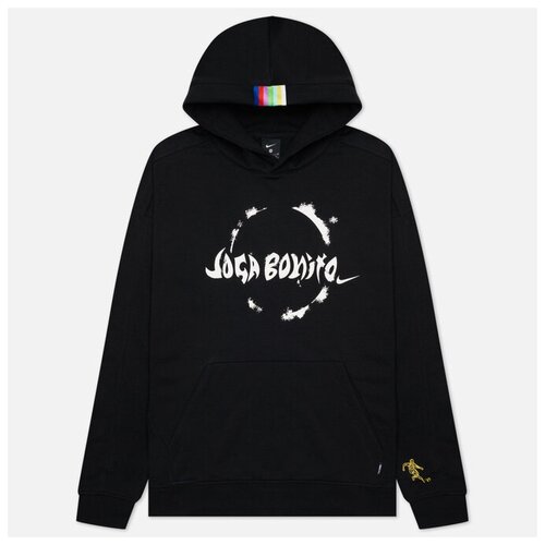 фото Мужская толстовка nike fc joga bonito hoodie чёрный , размер m