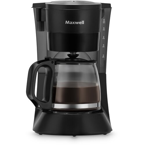 Кофеварка  капельная Maxwell MW-1650, черный