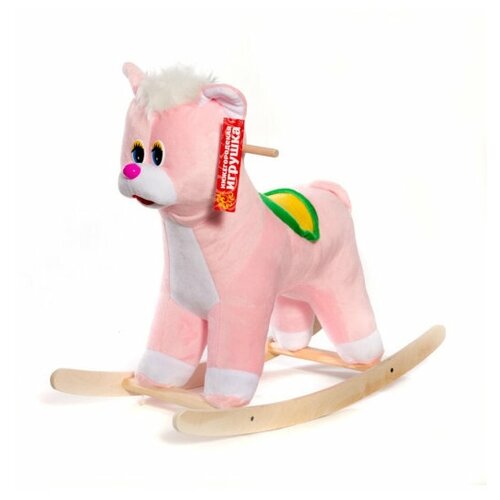 Качалка детская Кот розовый Нижегородская игрушка См-750-4К